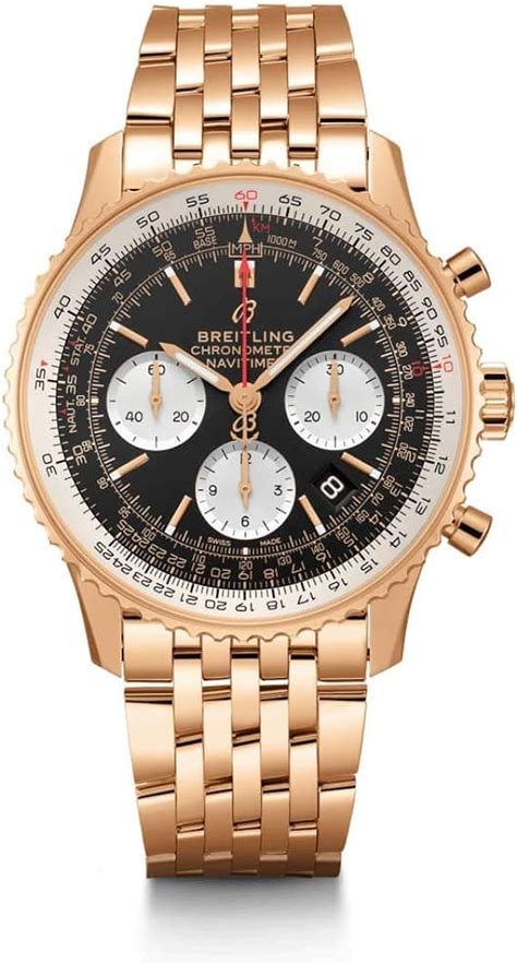 breitling watches chronomat b01 rose gold|breitling navitimer rose gold.